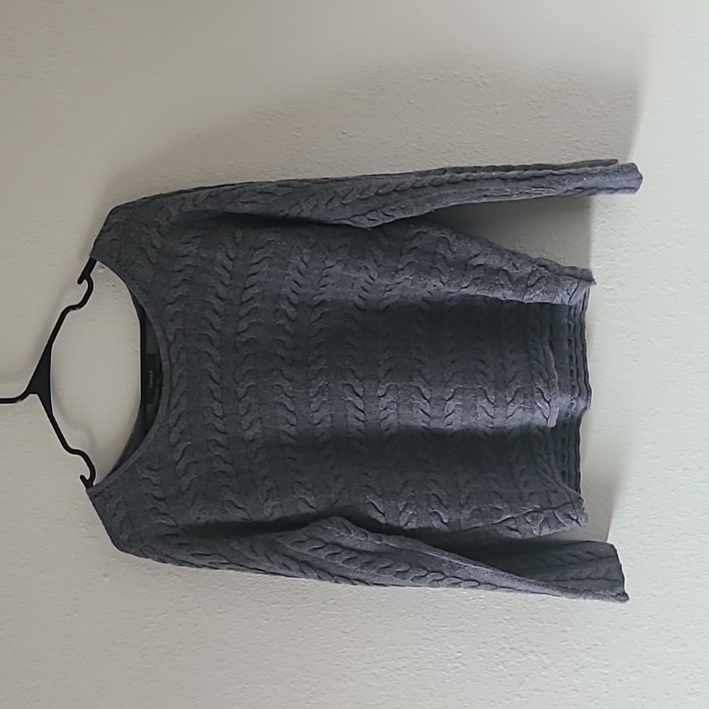 Gray sweater
